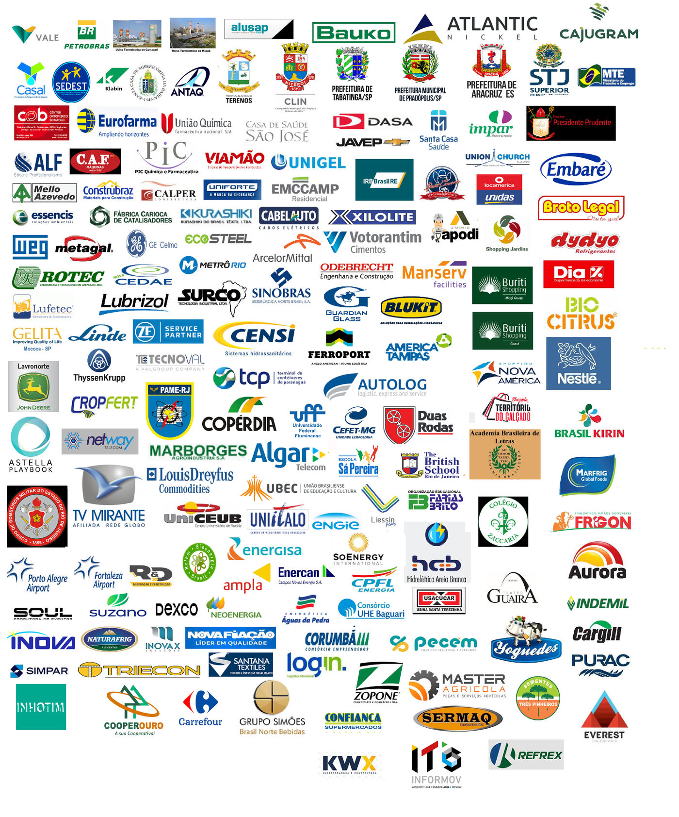 Logos dos principais clientes da RepelenteBird